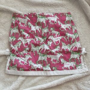 Lilly Pulitzer Pink and White Patterned Skirt